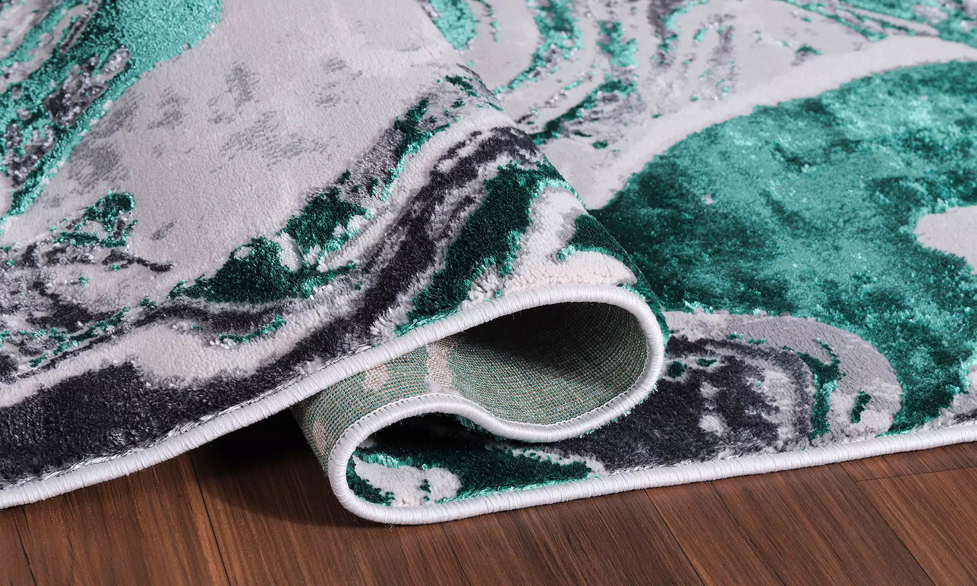 Modern Abstract Emperor Contemporary Thick Rug