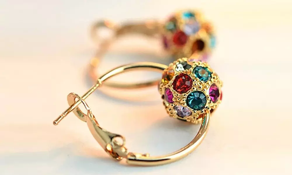 1x oder 2x Creolen mit Anhänger