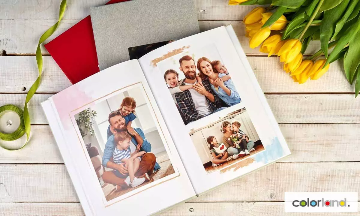 Livre photo A4 premium épais avec Colorland