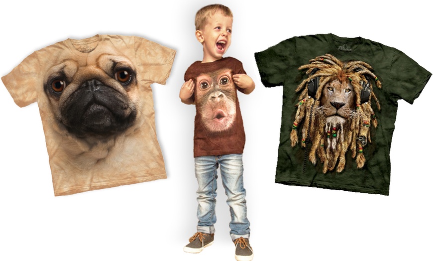 Image 1: Animal Face T-Shirts