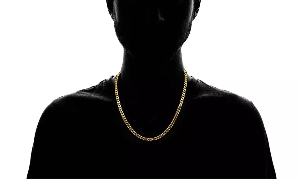 Solid 14K Gold Italian Cuban Chain - Second Medium