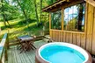 Occitanie : 1,2 nuits en cabane spa ou carré étoile ou roulotte avec pdj,bain remous et sauna pour 2 au Domaine d'Escapa - Second Medium