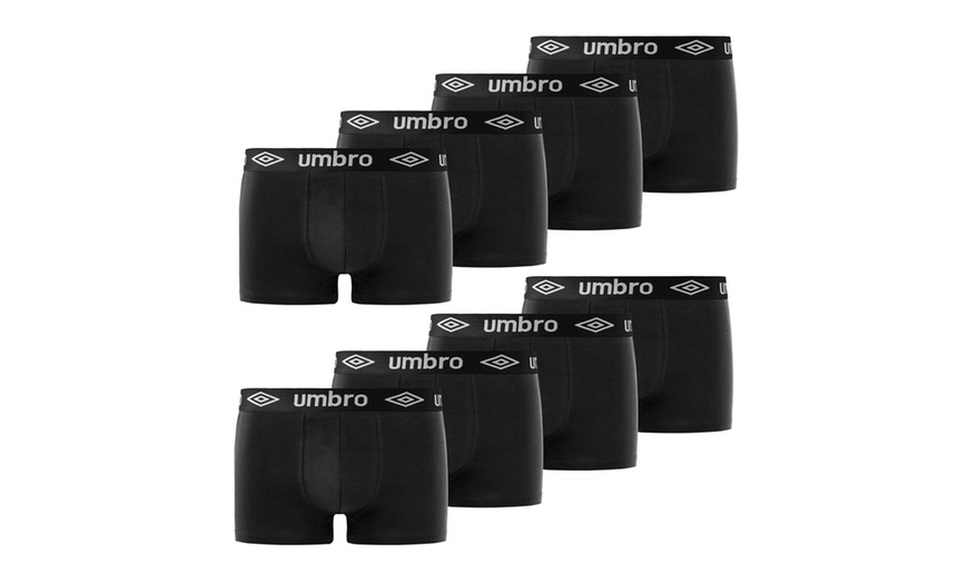 Image 1: Lot de 8 boxers Umbro en coton