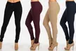 Junior's High Waist Tummy-Control Skinny Pants (Size M) - Second Medium