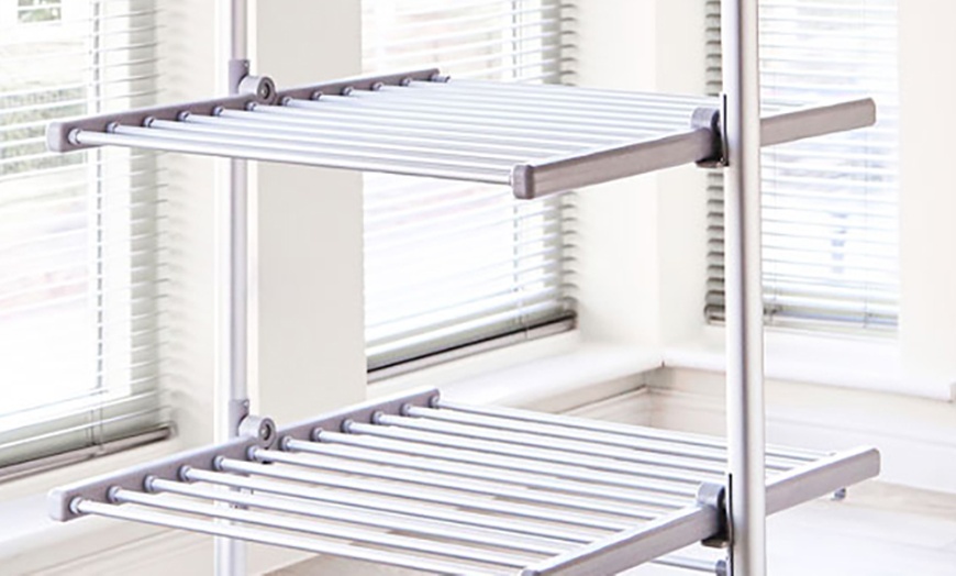 Image 2: Neo Smart WiFi Indoor Electric Three-Tier Airer