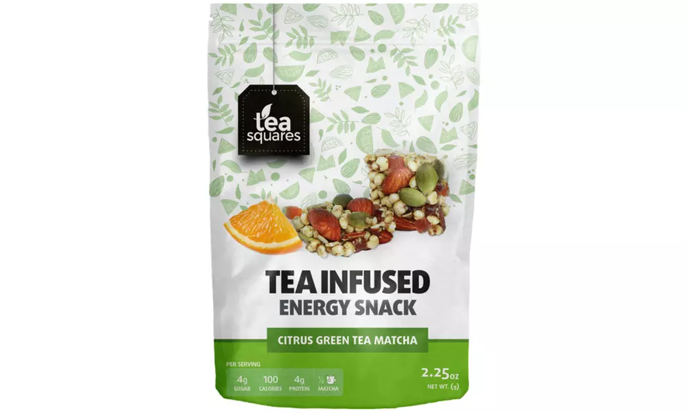 Tea Squares Tea-Infused Energy Snacks (6-Pack) - Second Medium