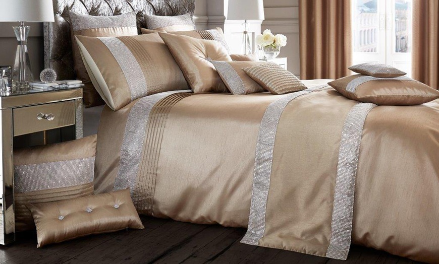 Image 4: Onyx Rhinestone Finish Bedding