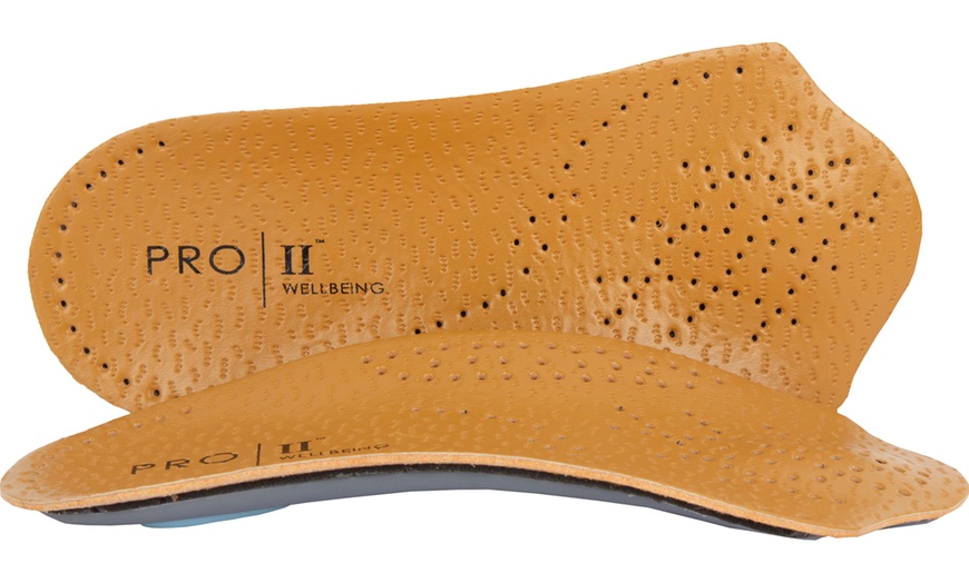 Image 2: Pro 11 Wellbeing Leather Shoe Insoles