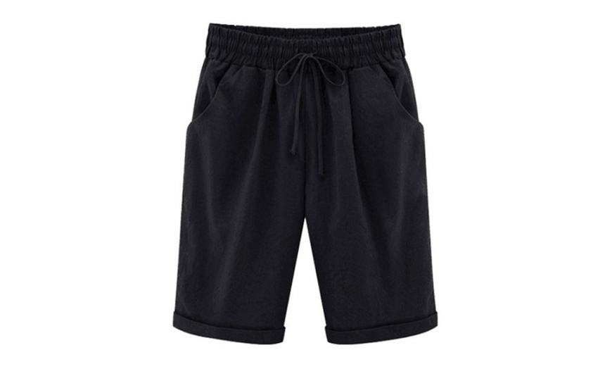 Image 4: Linen Short Pants