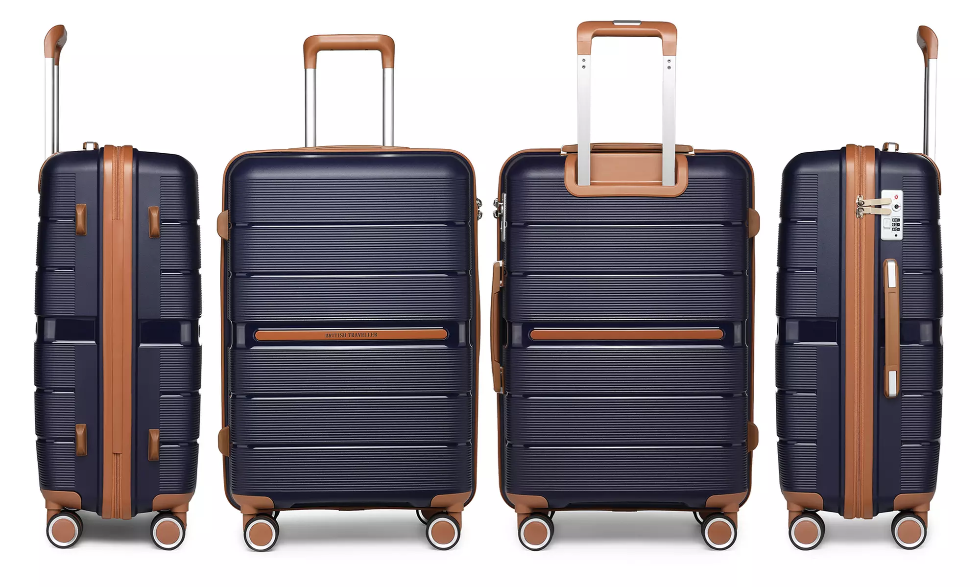 Kono Hard Shell PP Suitcases – Lightweight, Durable Luggage