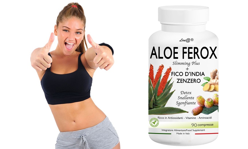 Image 1: 30 à 360 gélules de complément alimentaire "Aloe Ferox" de Line@Diet