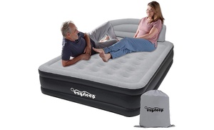 Inflatable Air Bed with Built-in Pump