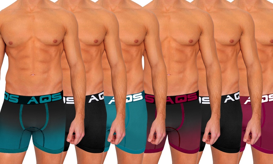 Image 3: Lot de 6 boxers ombrés AQS pour hommes