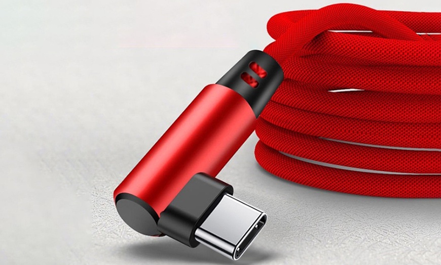 Image 2: USB Charge Cable for Type-C, Android or Apple Devices