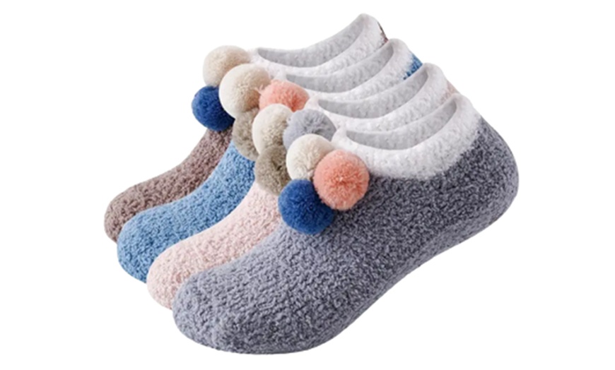 Image 1: Cosy Slipper Socks