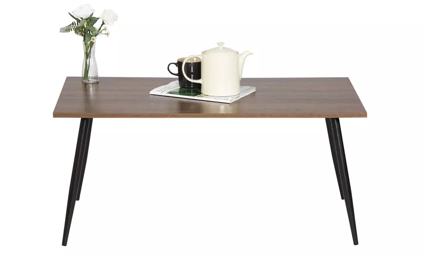 Image 5: Wooden Coffee Table and Two Side Tables Set