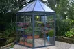 Palram Oasis Gewächshaus Hexagonal aus rostresistentem Aluminium mit 100% UV geschützten 4 mm Polycarbonat-Paneelen - Second Medium