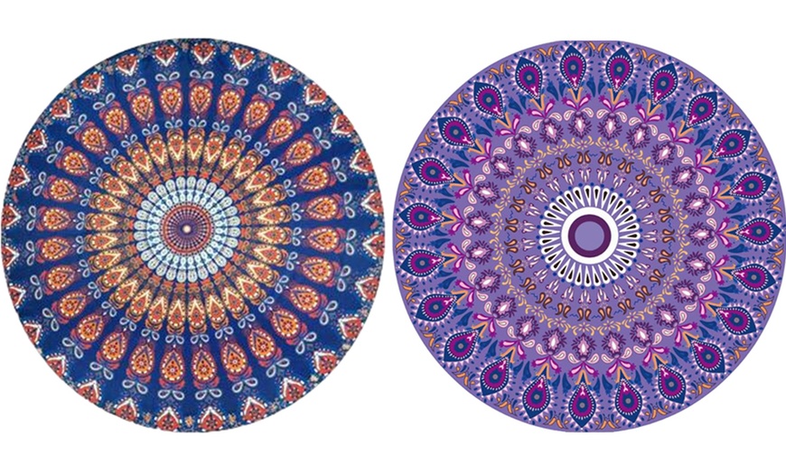 Image 11: Round Mandala Design Table Cover