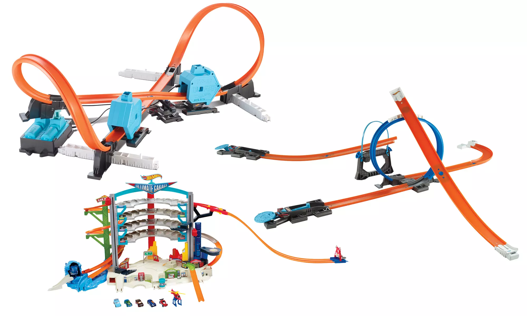 Hot Wheels Ultimate Garage, Track Builder Starter Kit, or Track Builder Power Booster Kit - Primary Image