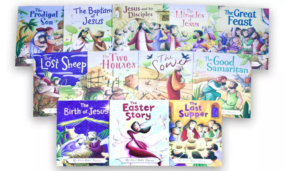 My First Bible Stories Kids' Books (12-Pack) Including The Easter Story - Primary Image