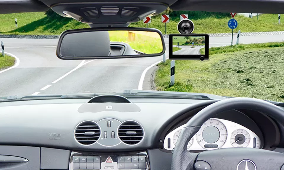 Burg Three-Lens Burg HD Car Dash Camera with Optional 16GB SD Card - Second Medium