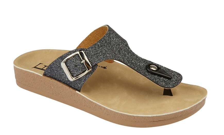 Image 2: Women's Slip-On Sandals