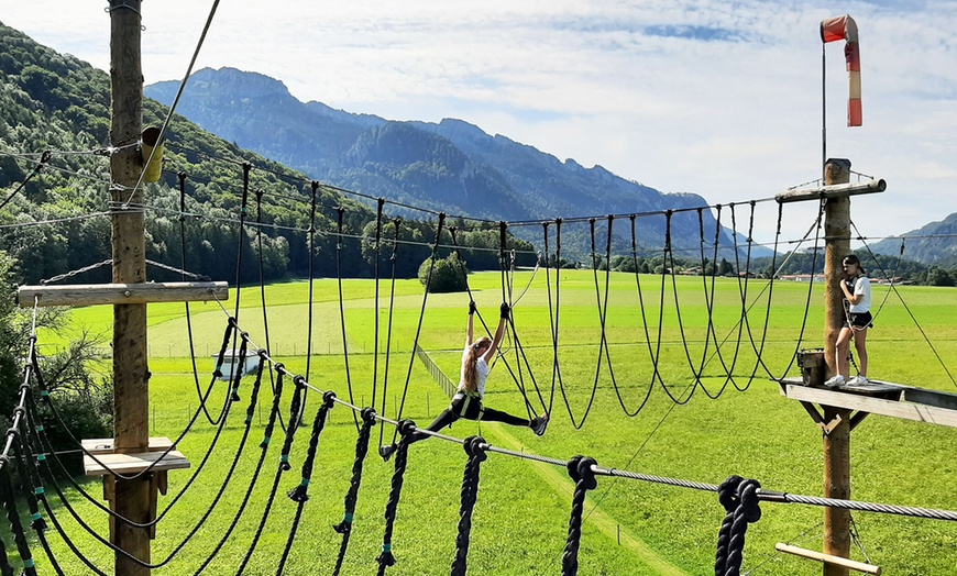 Image 4: Spannendes Outdoor-Abenteuer: 3 Std. Hochseilgarten für 2 oder 4 Pers.