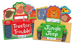 Jungle Jeep and Tractor Trouble Kids' Board Books