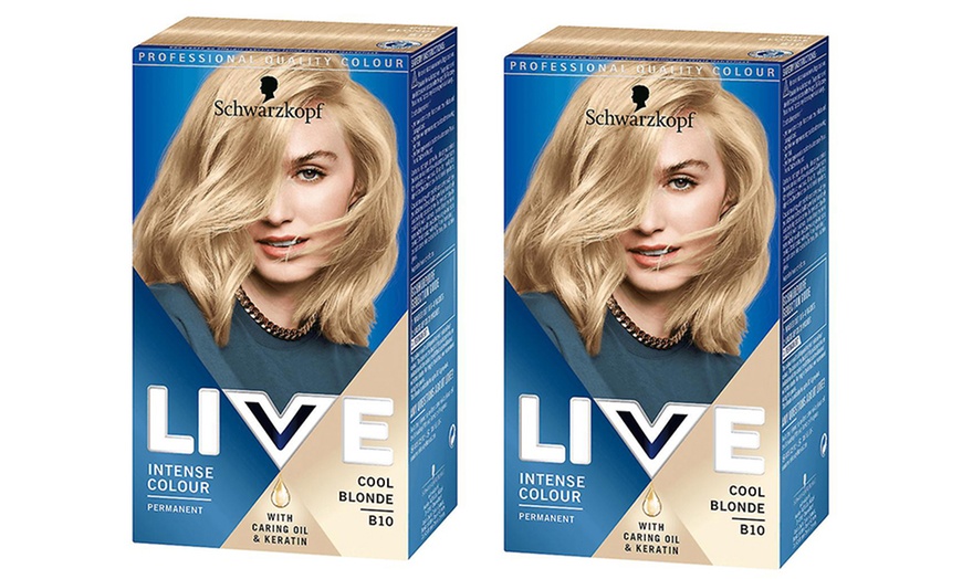 Image 60: 1 ou 2 boîtes de teinture cheveux "Live Intense Colour" de Schwarzkopf