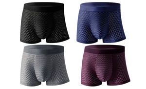 Four-Piece Ice Mesh Soft Breathable Boxers for Men