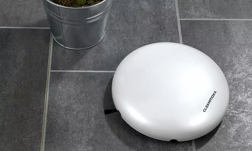 CLEANmaxx Saugroboter Slim 20V in Perlmutt-Weiß - Primary Image