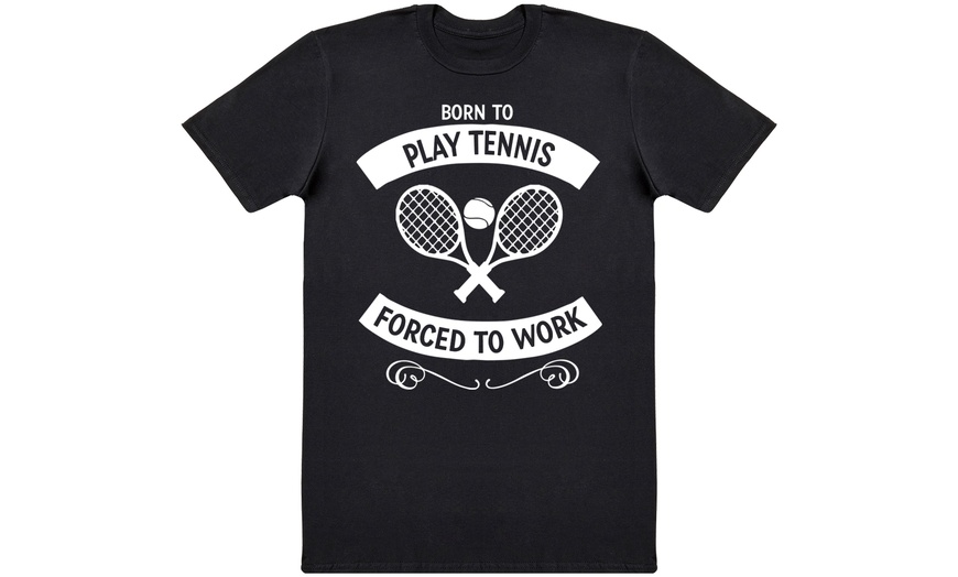 Image 8: Men's Black Born To Play T-Shirt