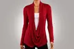 Women's Draped Criss-Cross Cardigan - Second Medium