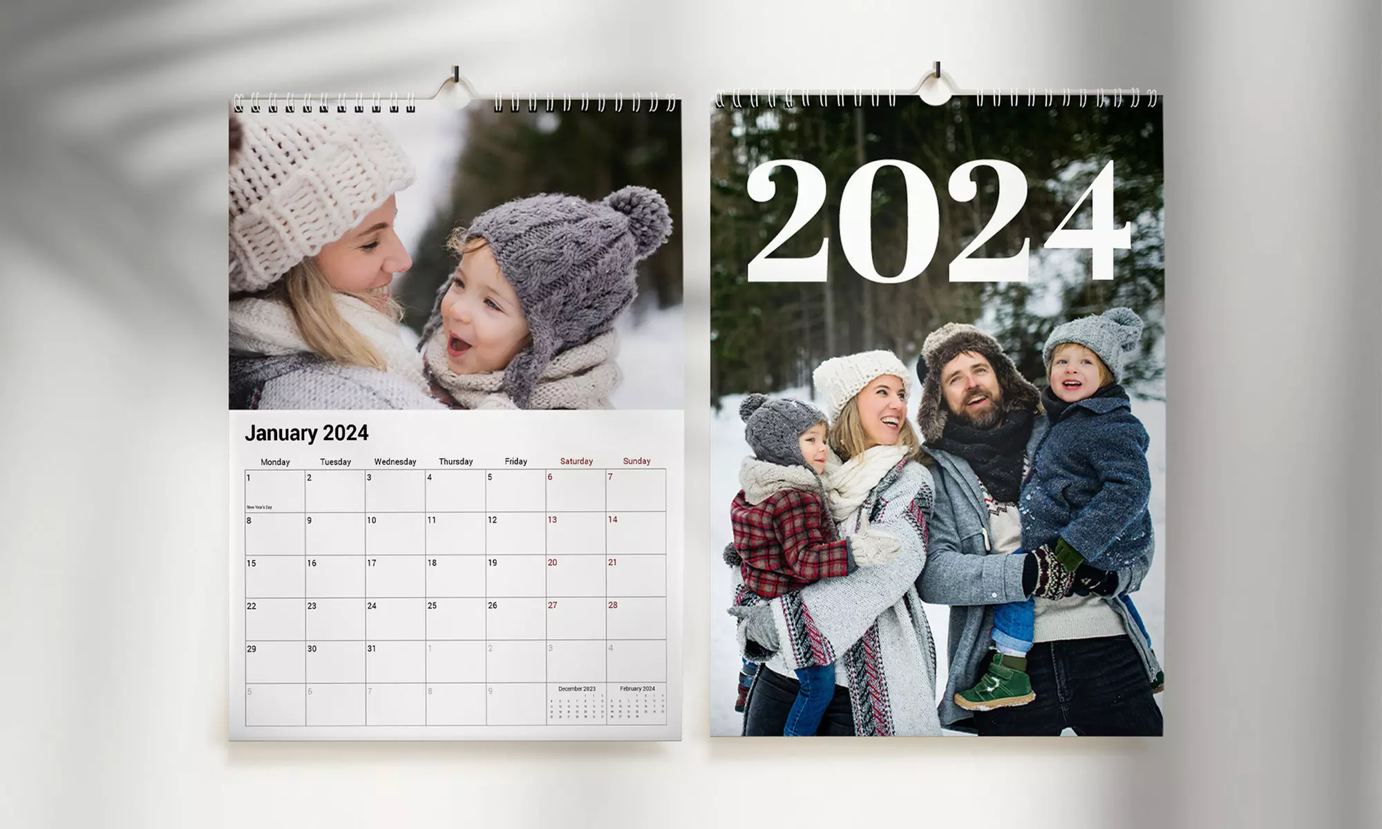 Up to Ten A4 Personalised Photo Calendars from Printerpix (Up to 83% Off) - Primary Image