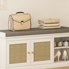 Image 1: HomCom Shoe Storage Bench 