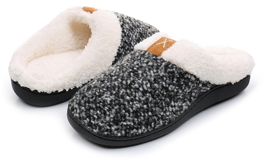 Warm Anti-Slip Memory Foam Slippers | Groupon Goods