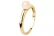 Bague de perles d'eau douce authentiques - Second Medium