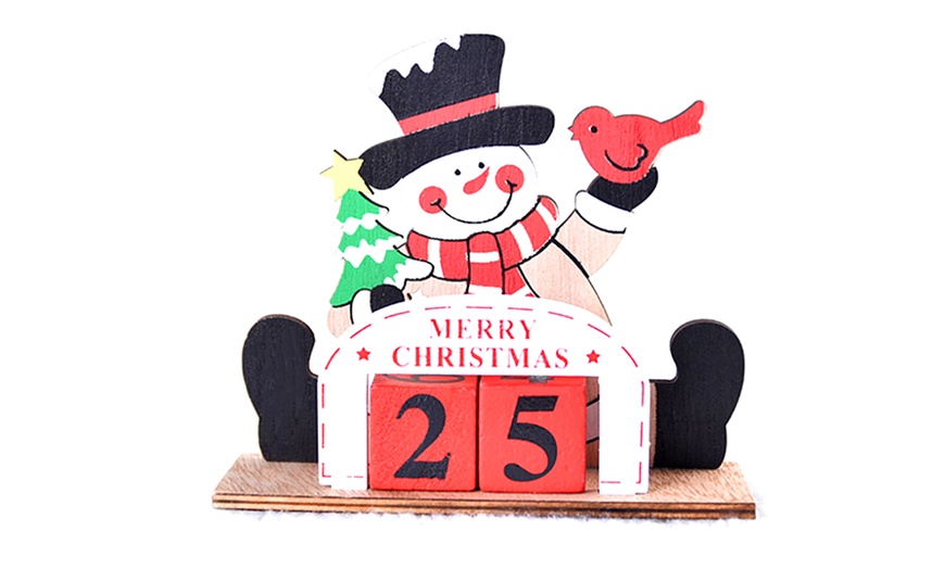 Image 4: Wooden Christmas Calendar