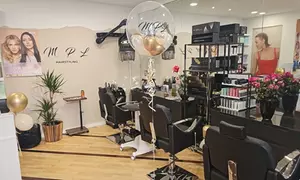 Waschen, Schneiden & Föhnen für alle Haarlängen, opt. inkl. Ansatzfarbe (für Damen) für 1 Pers. (bis 34% sparen)