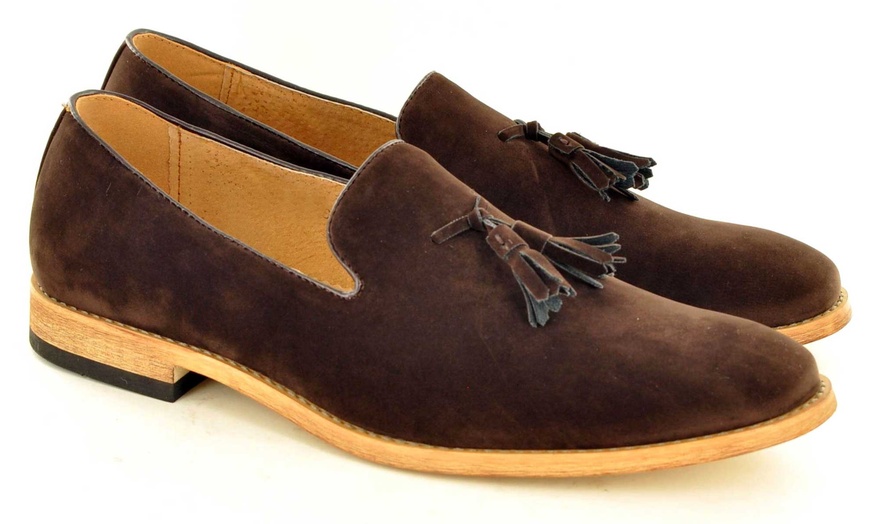 Image 15: Slip-On Tassel Loafers