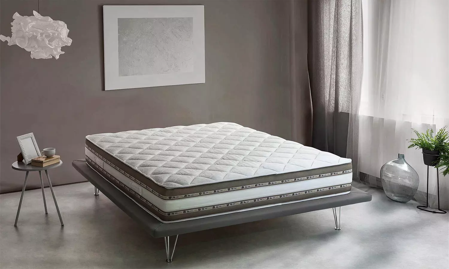 Materasso climatizzato Fantasia da 27 cm con 9 zone, in memory e gel disponibile in varie misure e spedizione gratuita - Primary Image