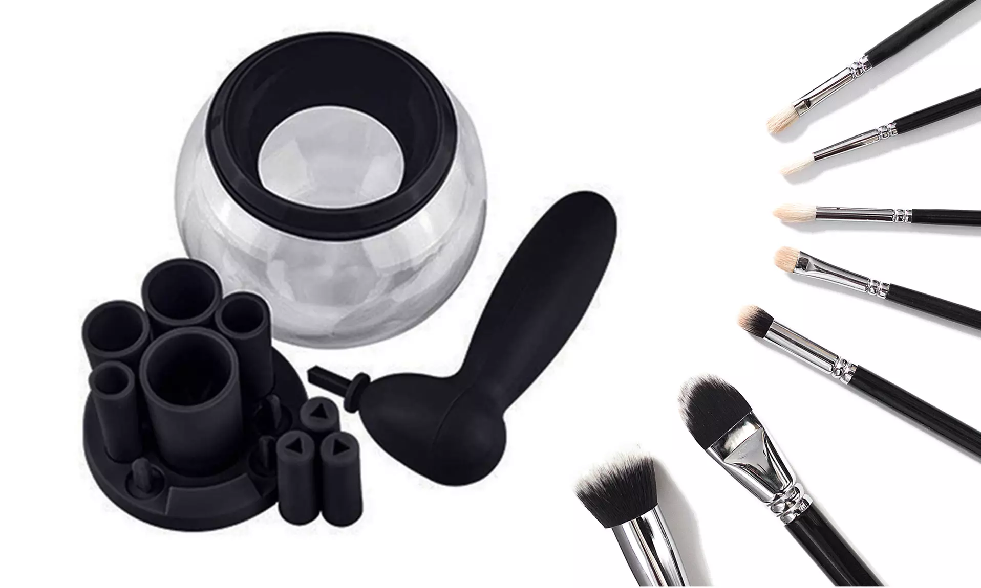 Automatic Makeup Brush Cleaner and Dryer Set (12-Piece) - Second Medium