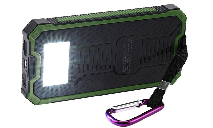 Image 6: Solar Power Bank 10000mAh 