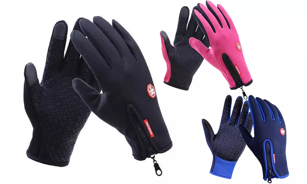 1 ou 2 paires de gants légers coupe-vent pour écran tactile - Primary Image
