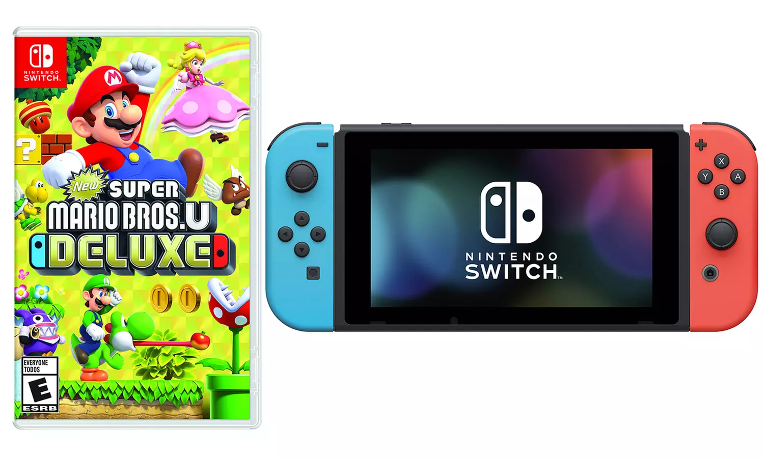 Nintendo Switch 32GB Console with Super Mario Bros. U Deluxe - Primary Image