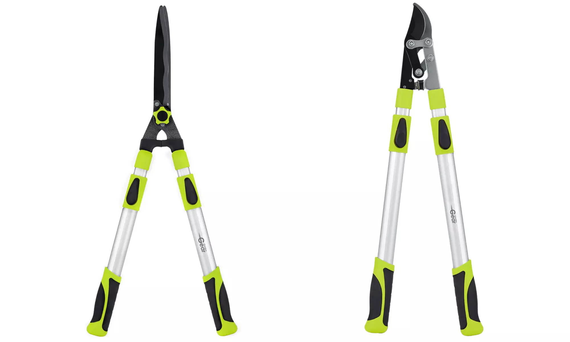 Garden Gear Tools - Telescopic Hedge Hears, Bypass and Anvil Loppers