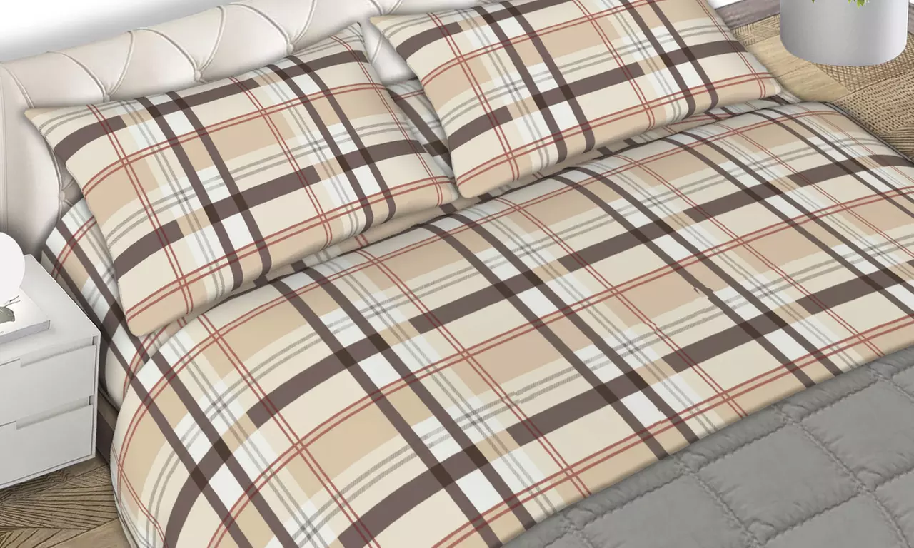 Completo lenzuola in morbida flanella, Anti-Pilling