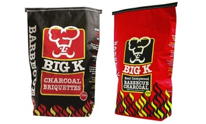 10kg Briquettes or Lumpwood Barbecue Charcoal