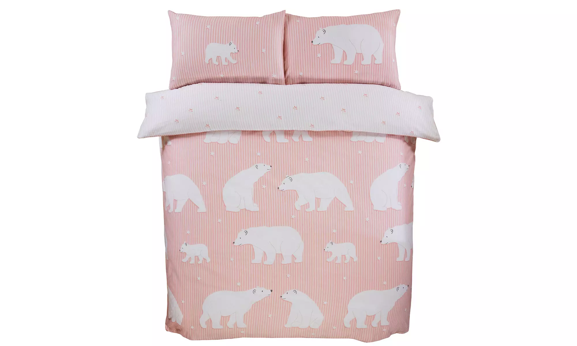 Polar Bear Brushed Cotton Duvet Set