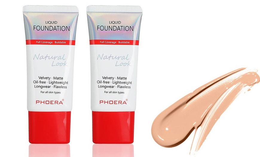 Image 28: Phoera Velvety Matte Lightweight Liquid Foundation